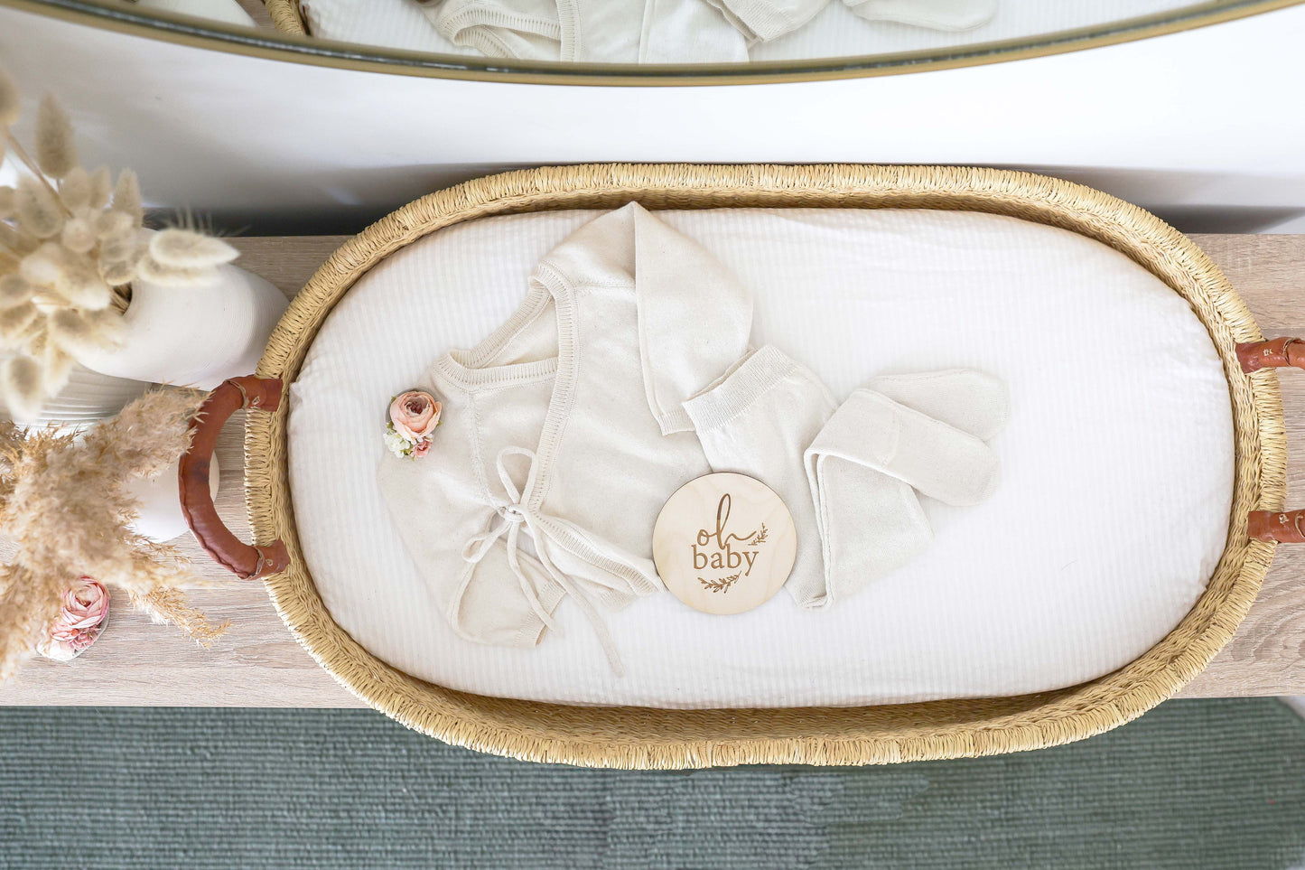 Alimrose Baby Lounge Set Natural 3-6mths