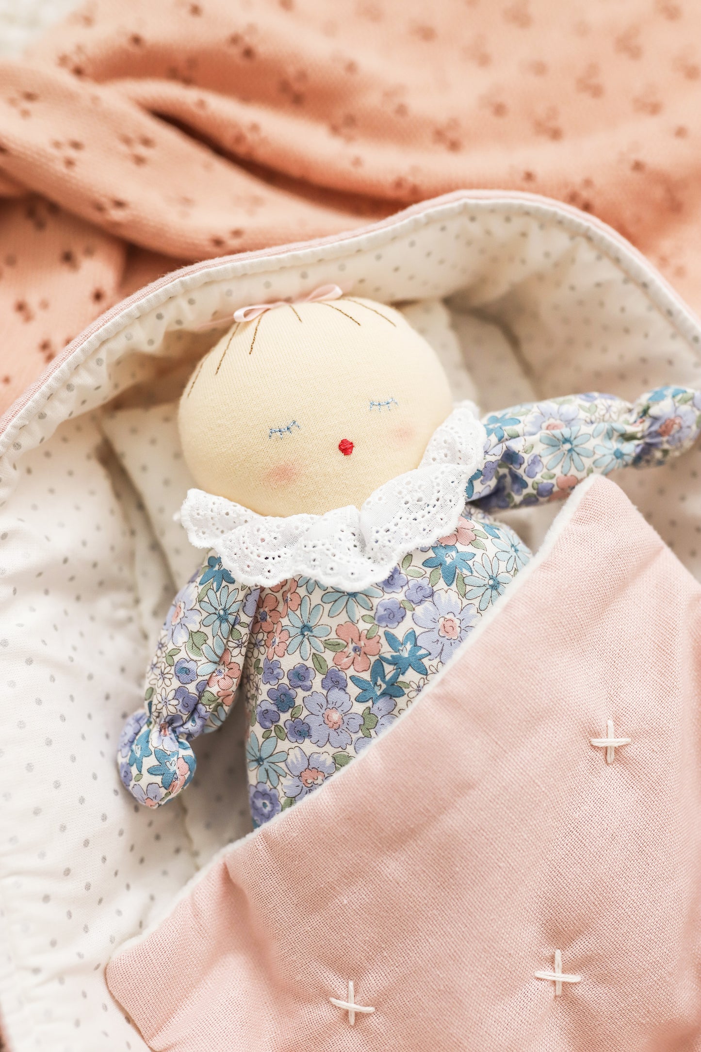 Asleep Awake Baby Doll 24cm Liberty Blue