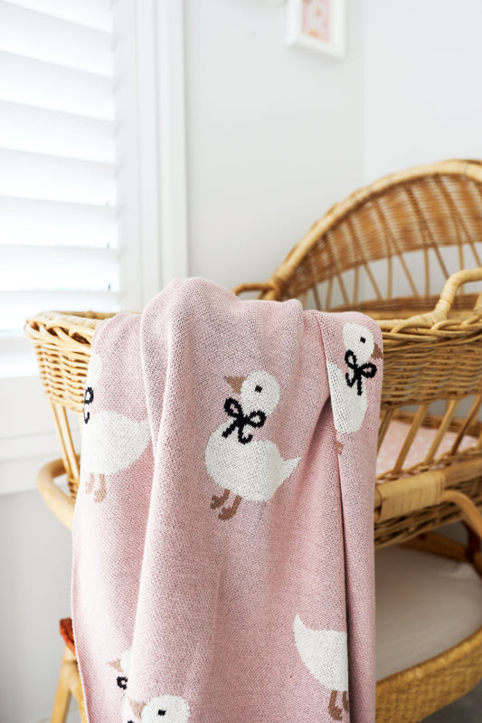 Duck Baby Blanket Petal