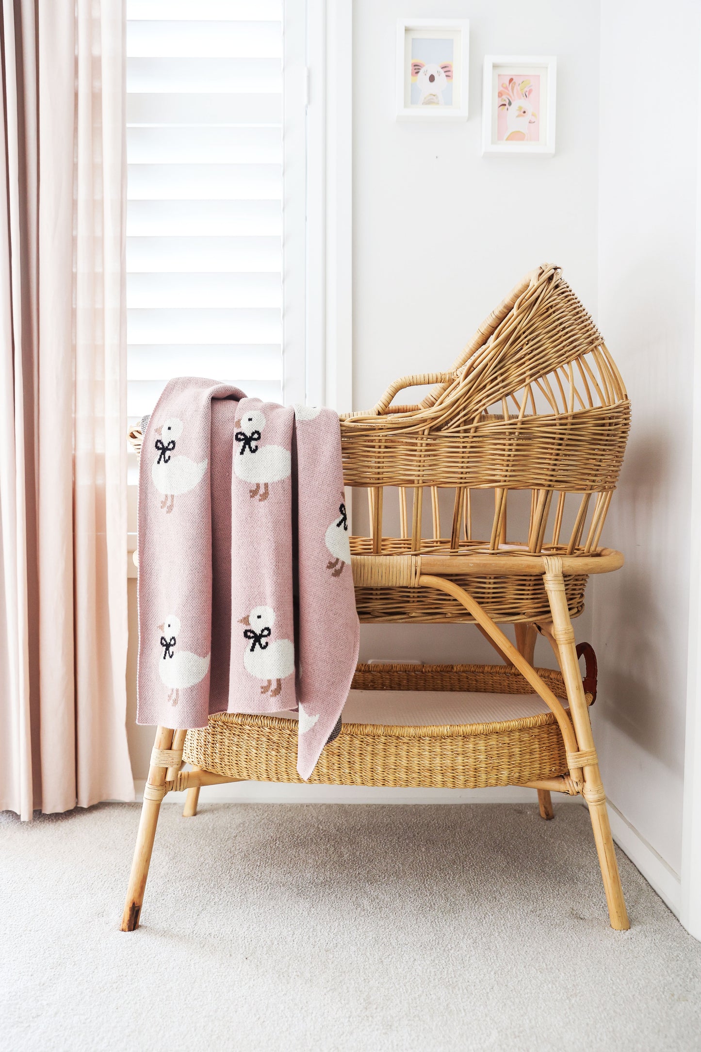 Duck Baby Blanket Petal