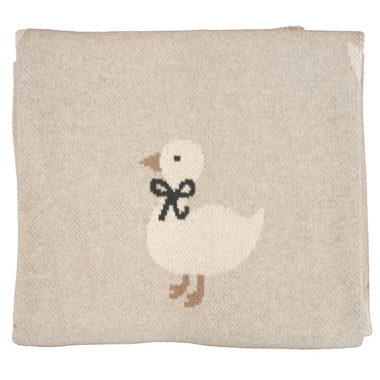 Duck Baby Blanket Natural