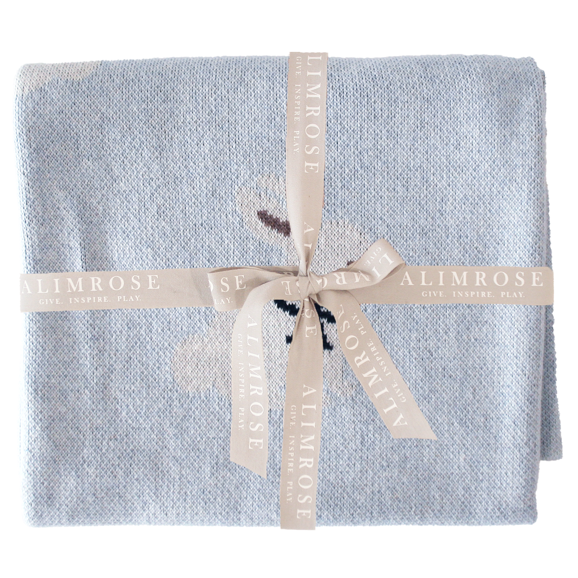Baby Bunny Blanket Blue