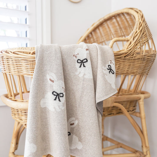 Baby Bunny Blanket Natural
