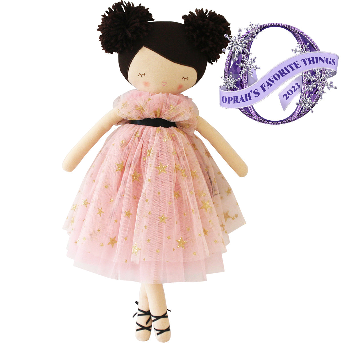 Alimrose Halle Ballerina Doll 48cm (Fair & Brunette).