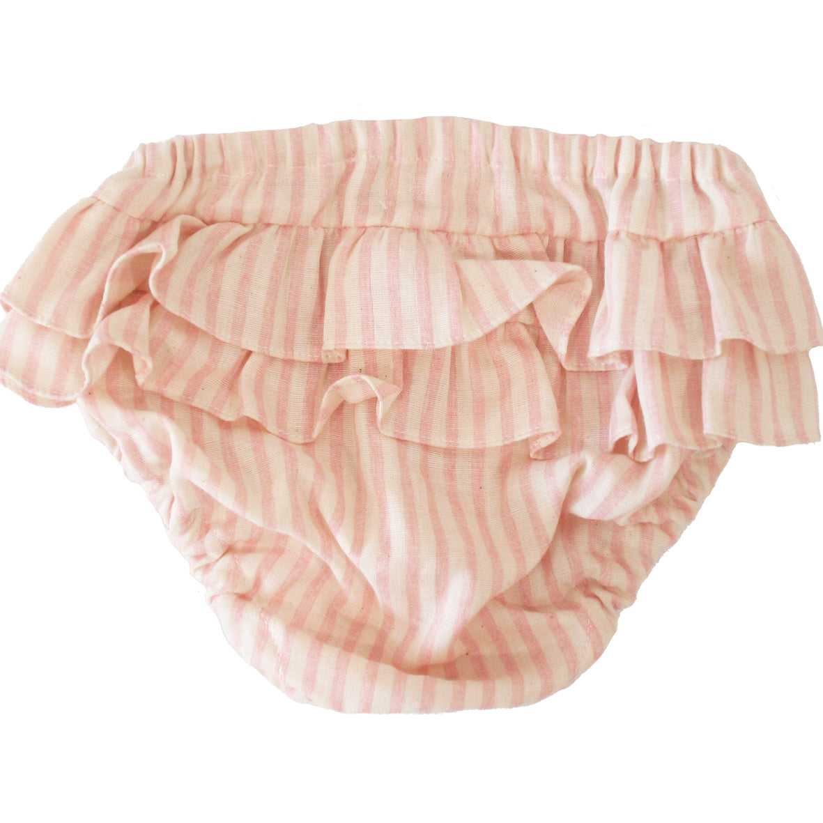 Ruffle Bloomers Pink Stripe Small 3-6 mths