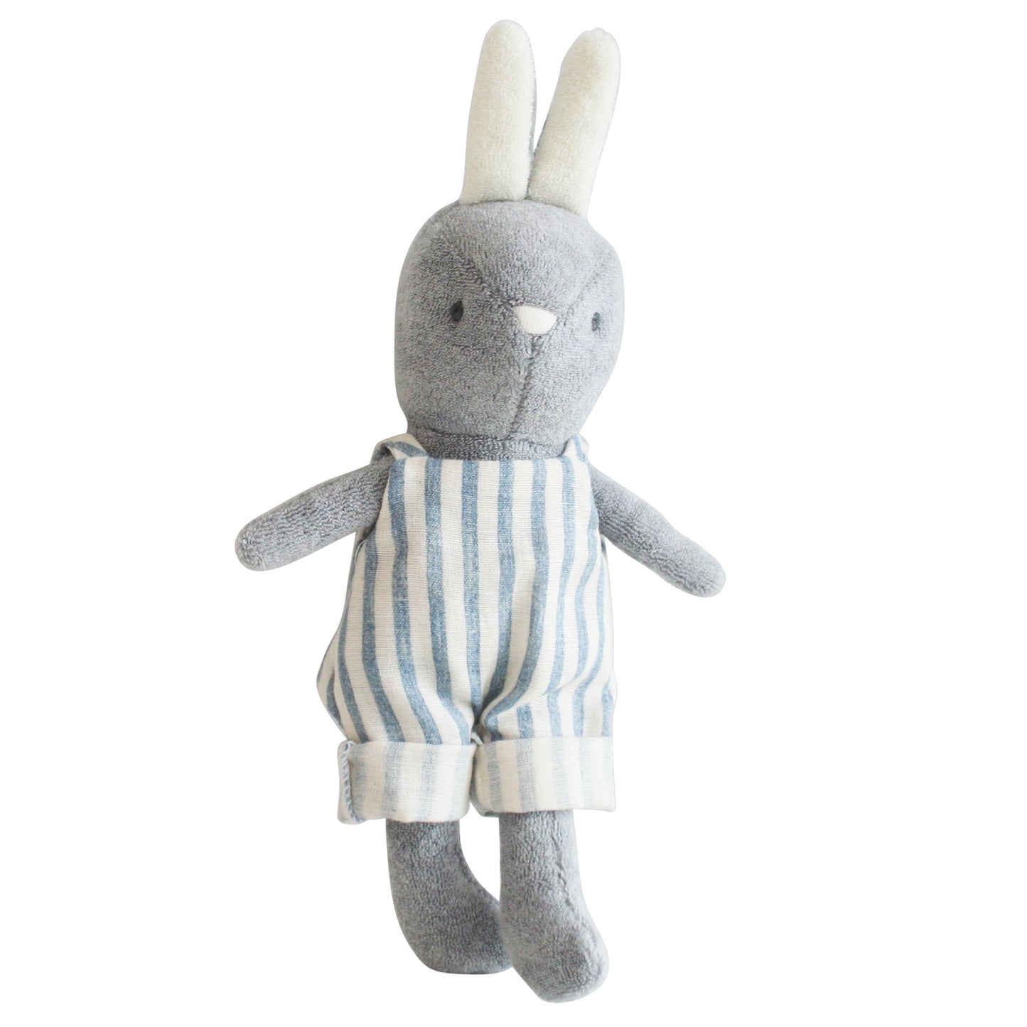 Baby Benny Bunny 25cm Chambray Stripe