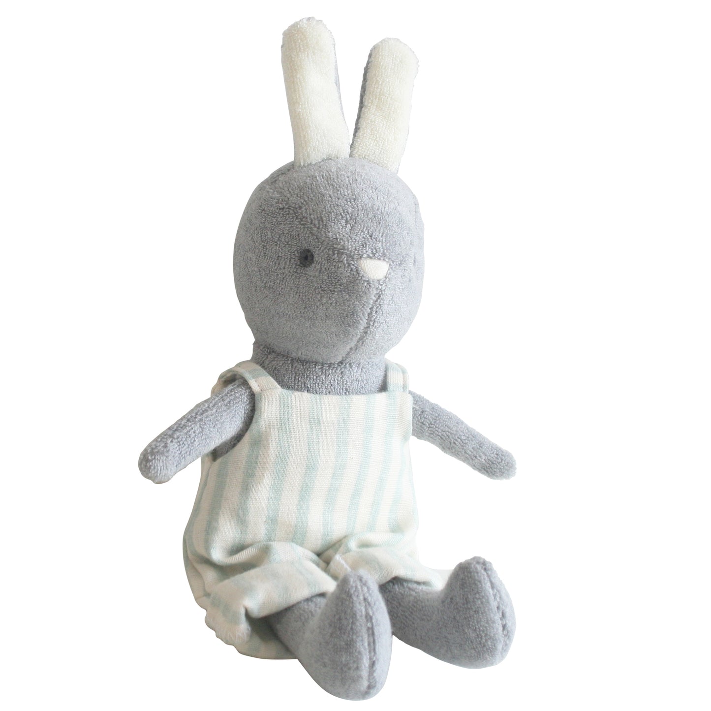 Baby Benny Bunny 25cm Sage Stripe