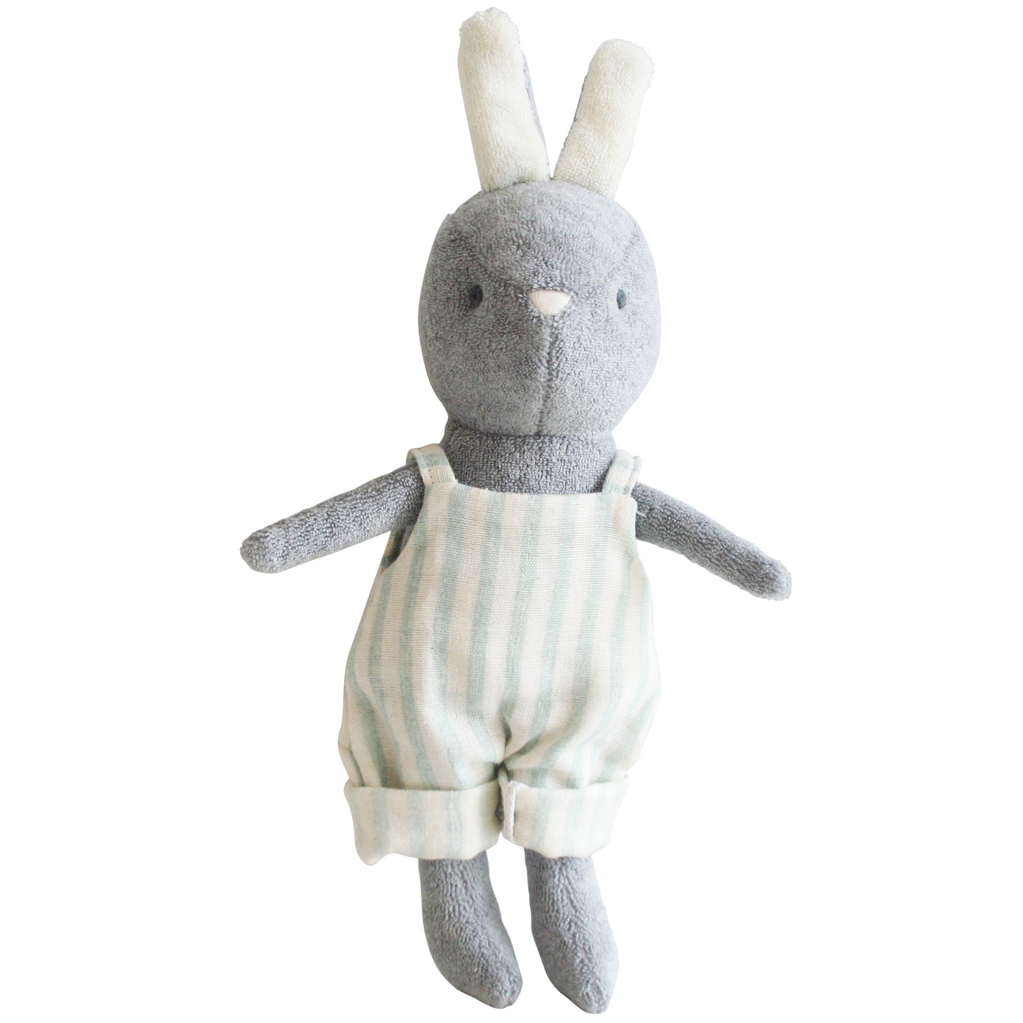 Baby Benny Bunny 25cm Sage Stripe