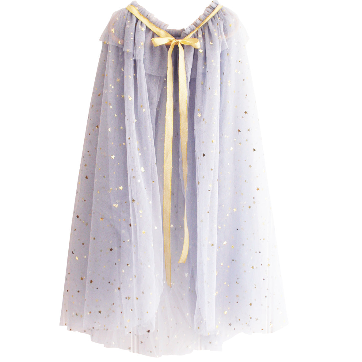 Dress Up Star Cape Grey Gold