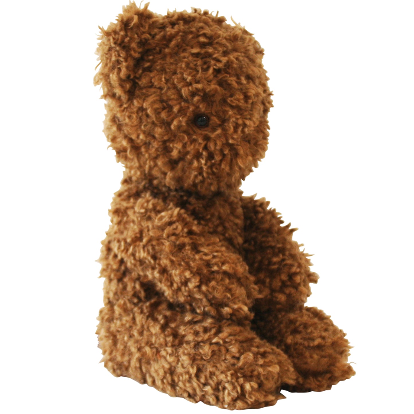 Charlie Bear in rich chocolate color, made from ultra-soft plush, perfect for cuddles and companionship.