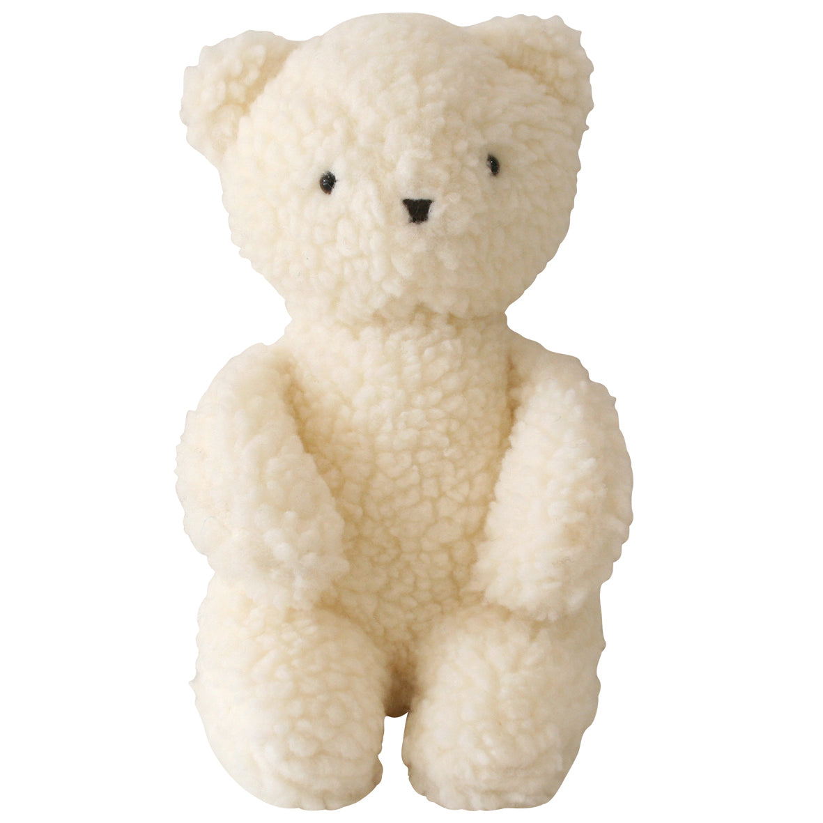 Charlie Sherpa Baby Bear 27cm in ivory, soft and cuddly teddy bear suitable from birth for adventure and sleep.