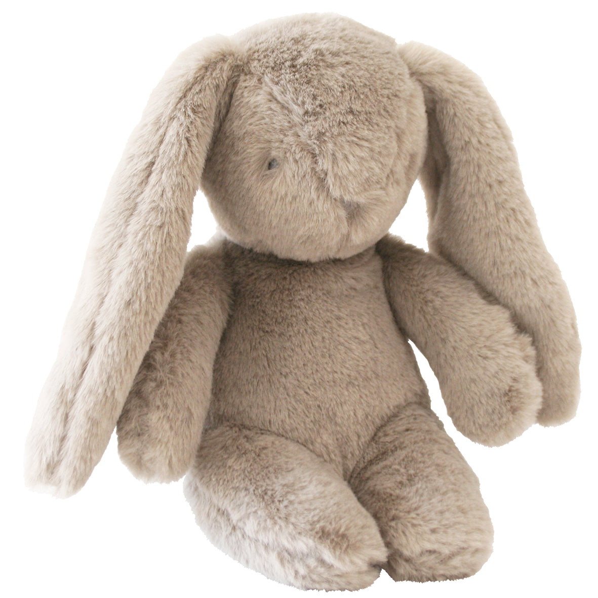Darcey Plush Baby Bunny 27cm in grey, soft and cuddly, perfect companion for babies from birth.
