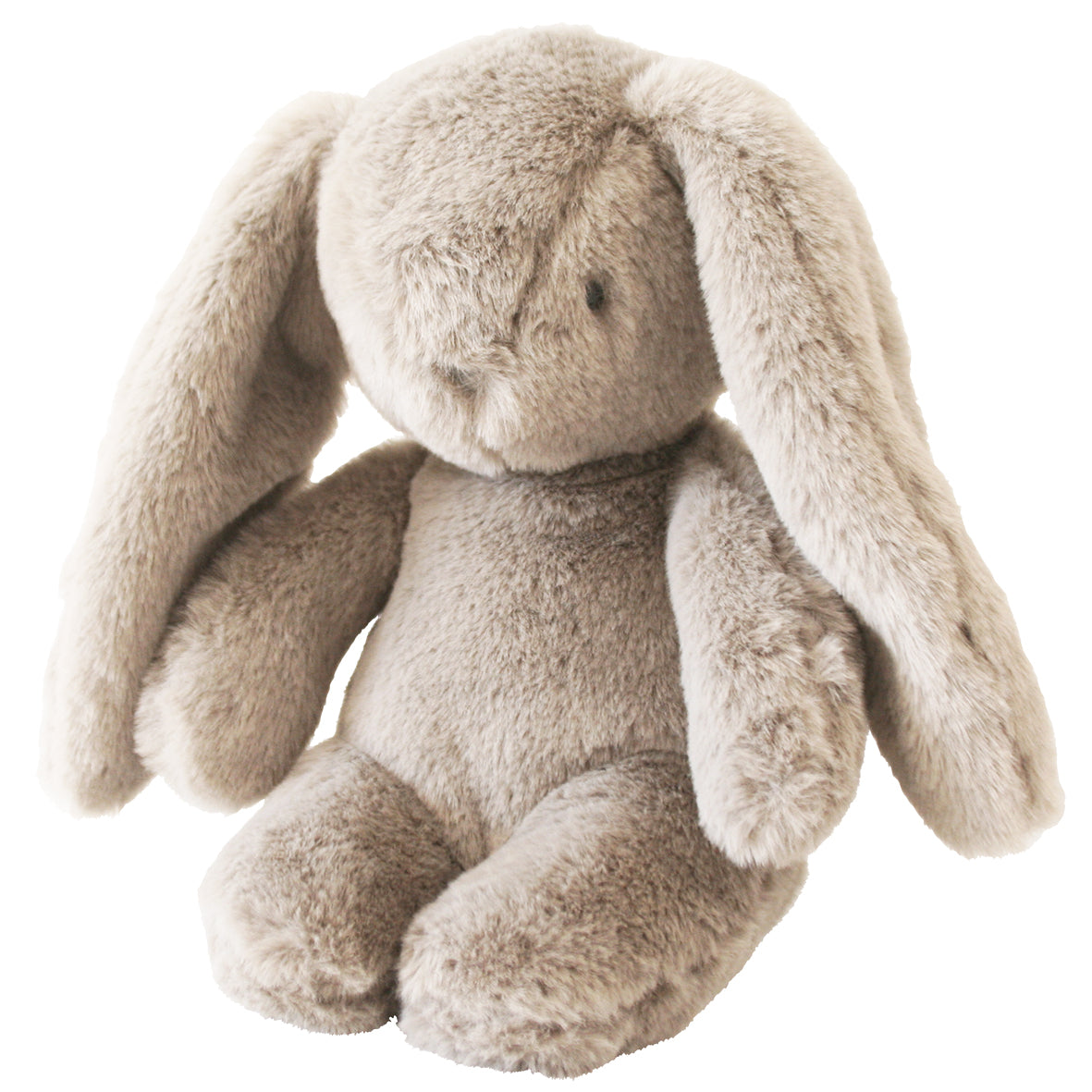 Darcey Plush Baby Bunny 27cm in grey, soft and cuddly plush toy perfect for infants and toddlers.