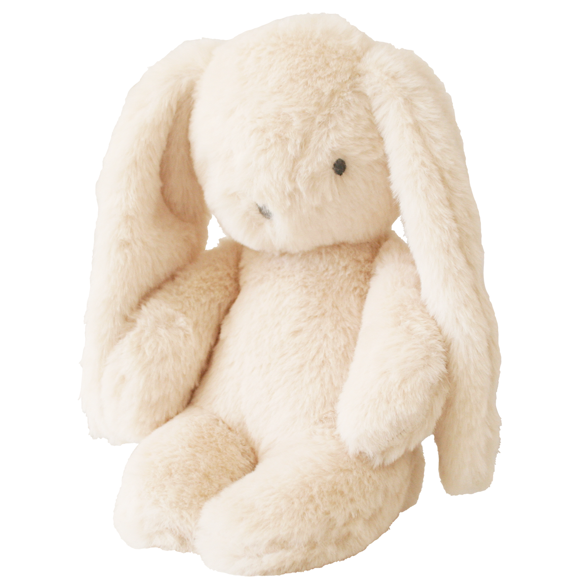 Darcey Plush Baby Bunny 27cm in ivory, soft and cuddly companion for babies, made from plush fabric.