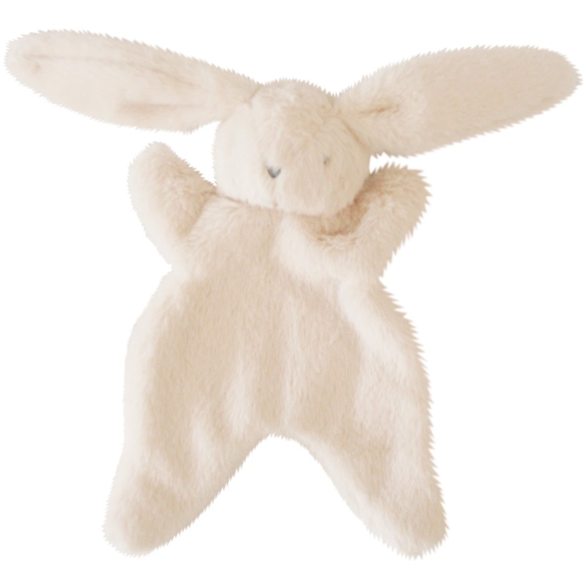Darcey Bunny Comforter 30cm in ivory, super soft plush, designed for baby snuggles and comfort, suitable from birth.
