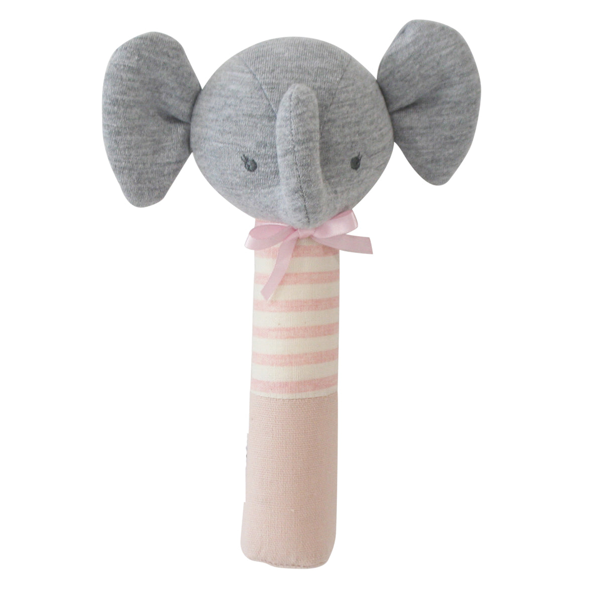 Gorgeous Elsie Elephant Squeaker toy, perfect for babies to explore their grasp reflex and enjoy captivating squeaking sounds.