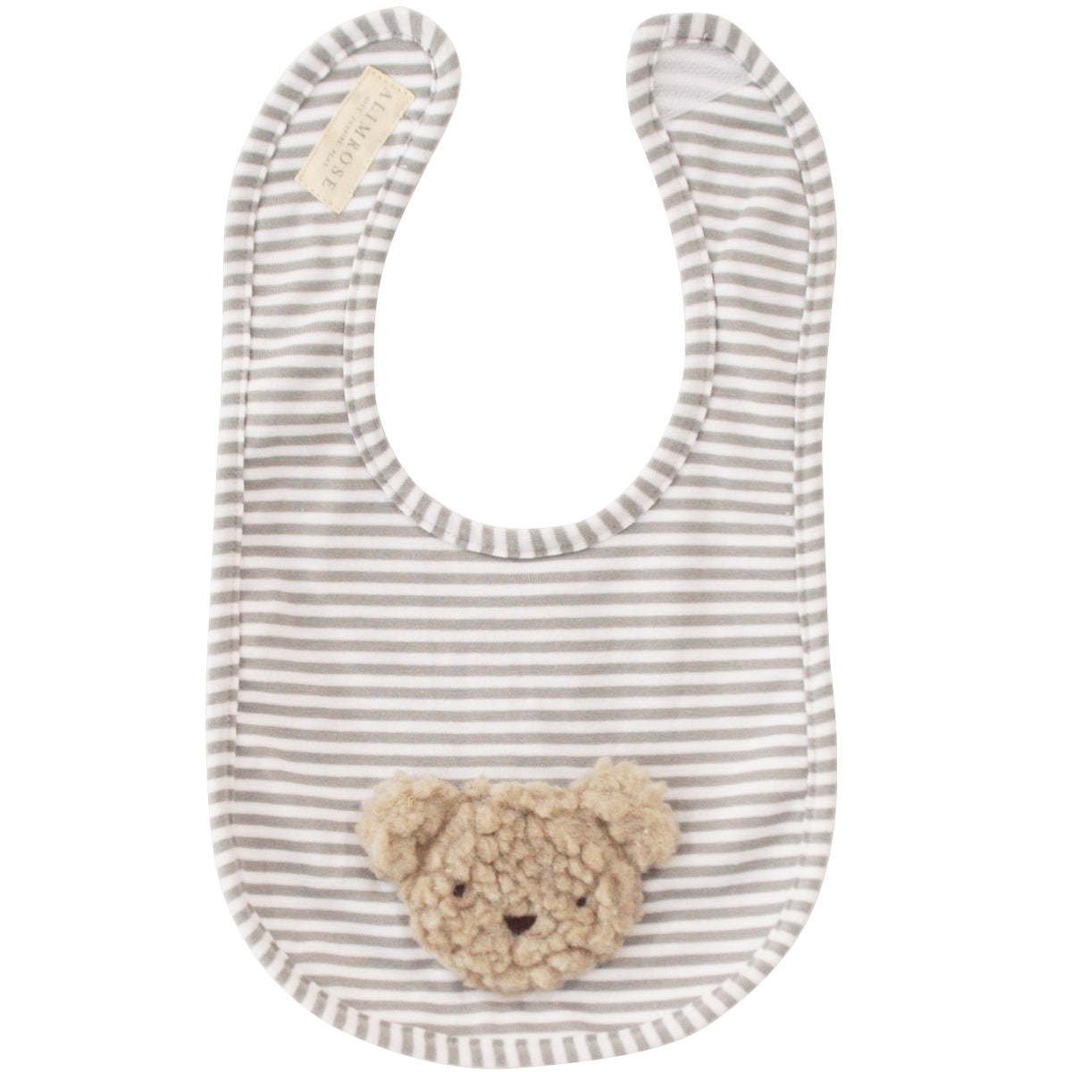 Sherpa Bear Bib Oatmeal