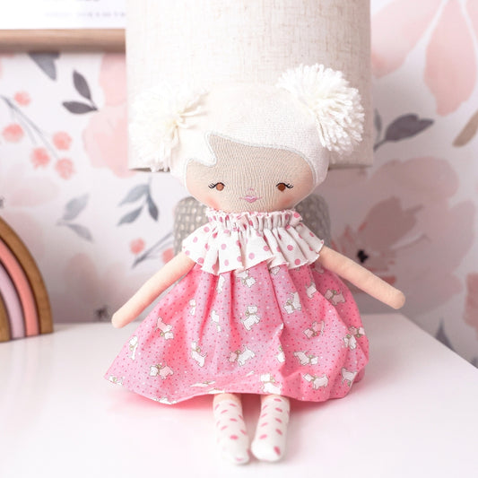 Layla Doll 35cm Pink Puppies