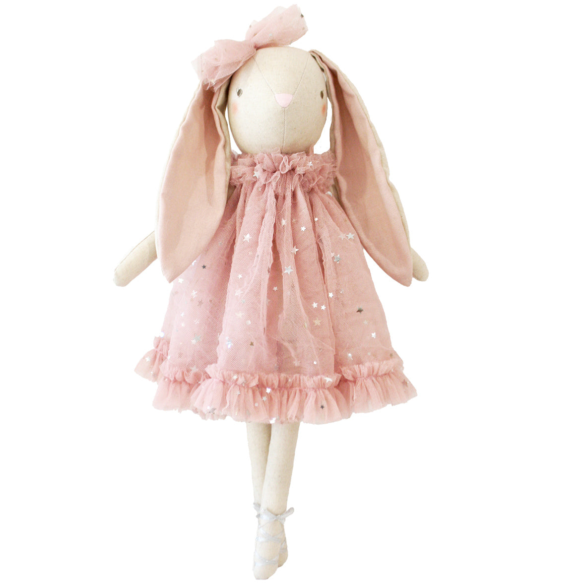 Belle Bunny 48cm Pink Silver