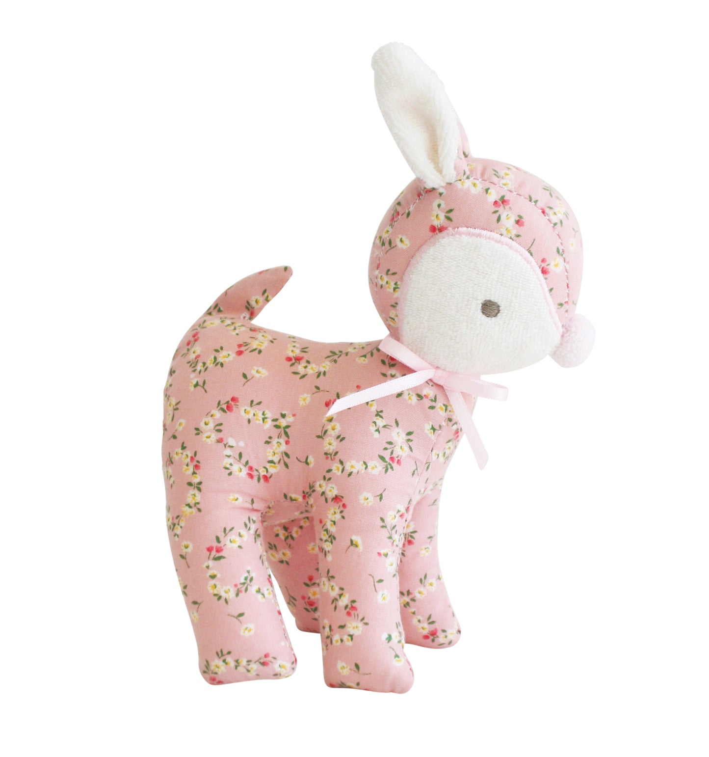 Baby Deer Rattle 16cm Posy Heart