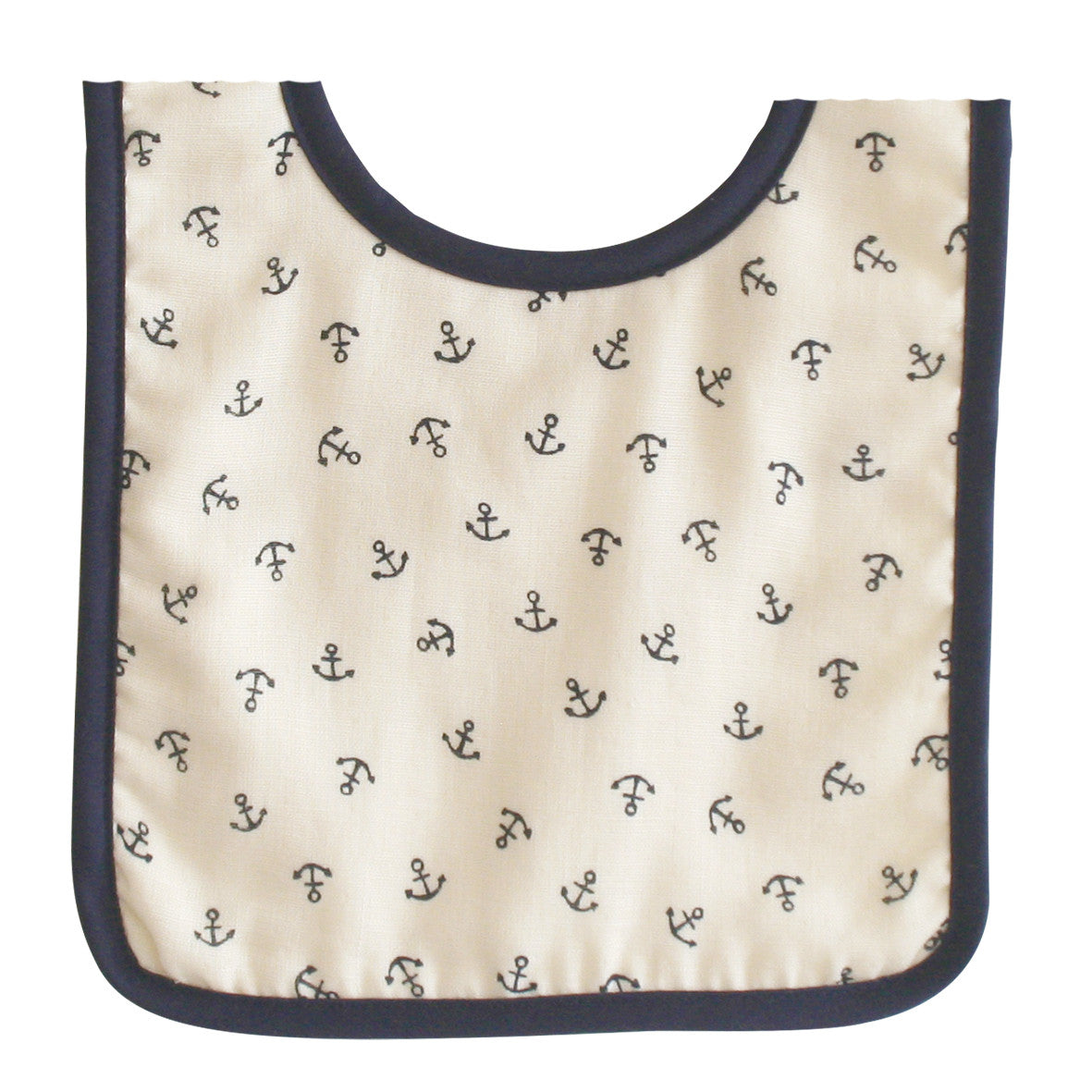 Baby Bib Navy Anchor