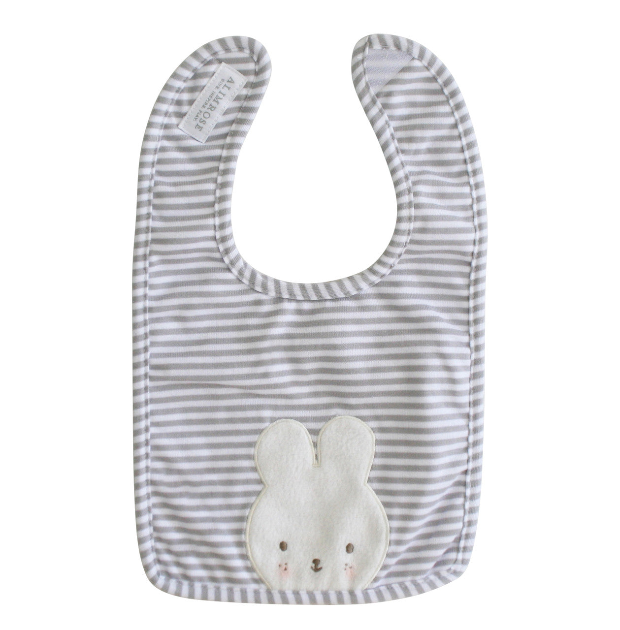 Baby Bunny Bib Grey