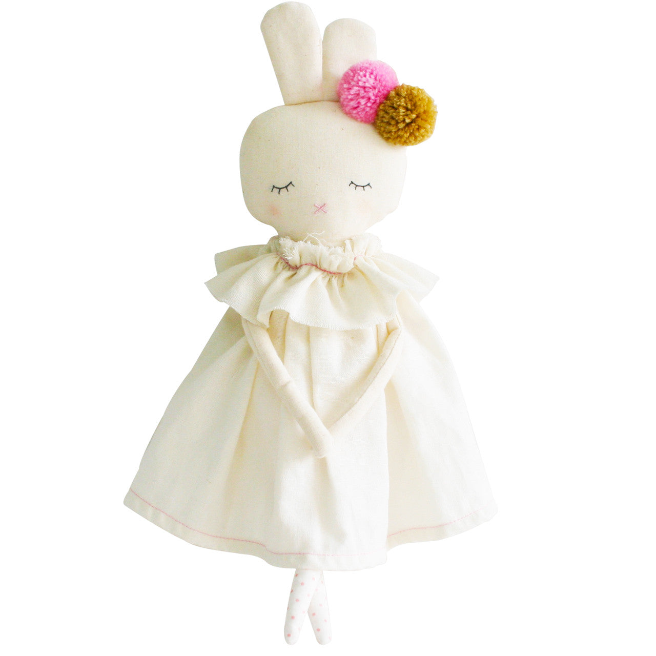 Isabelle Bunny 40cm Ivory Linen