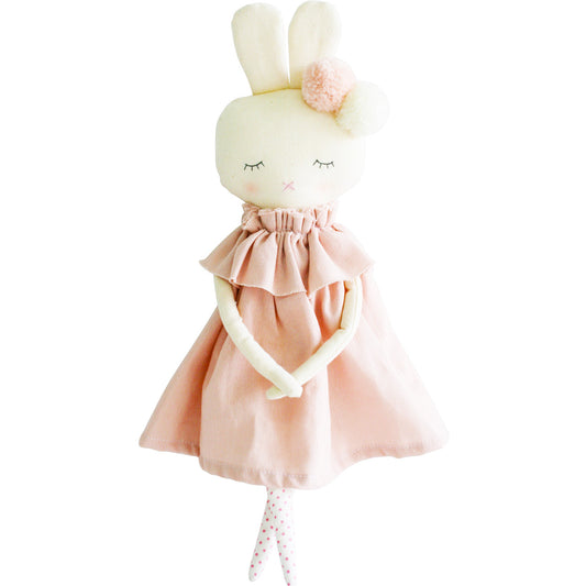 Isabelle Bunny 40cm Pink Linen