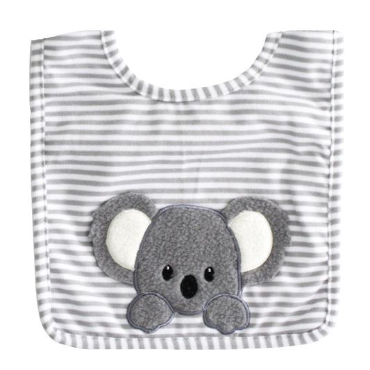 Baby Koala Bib Grey