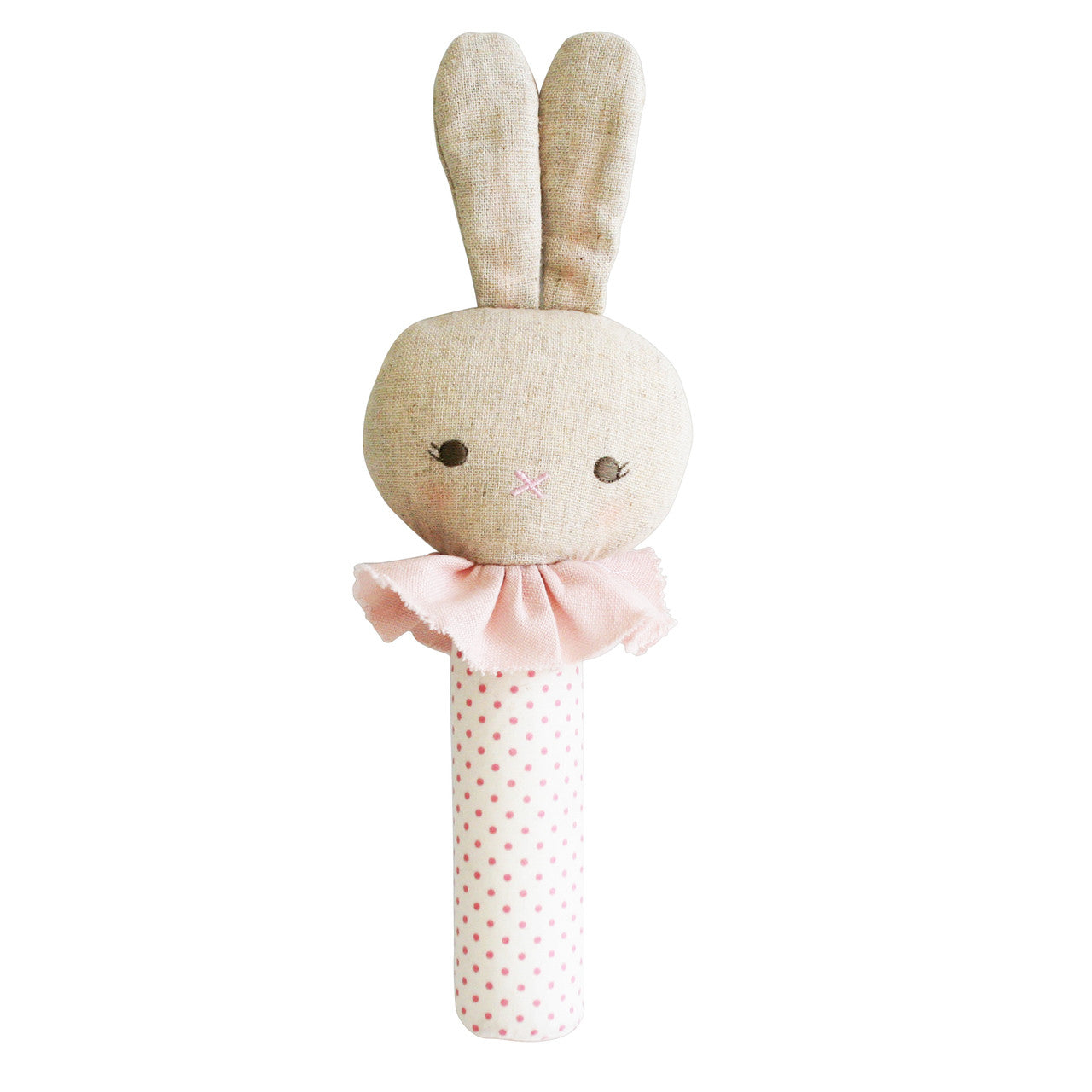 Roberta Bunny Squeaker Spot Pink