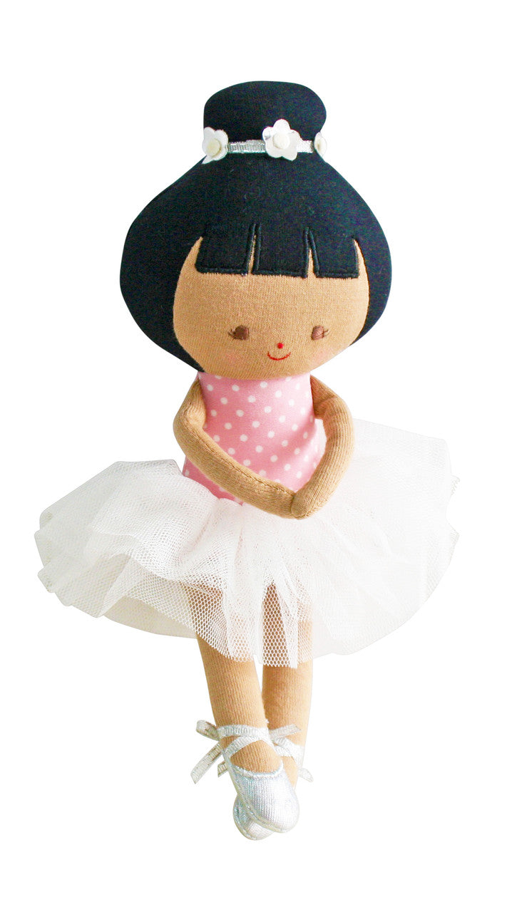 Baby Ballerina 25cm Pink Spot