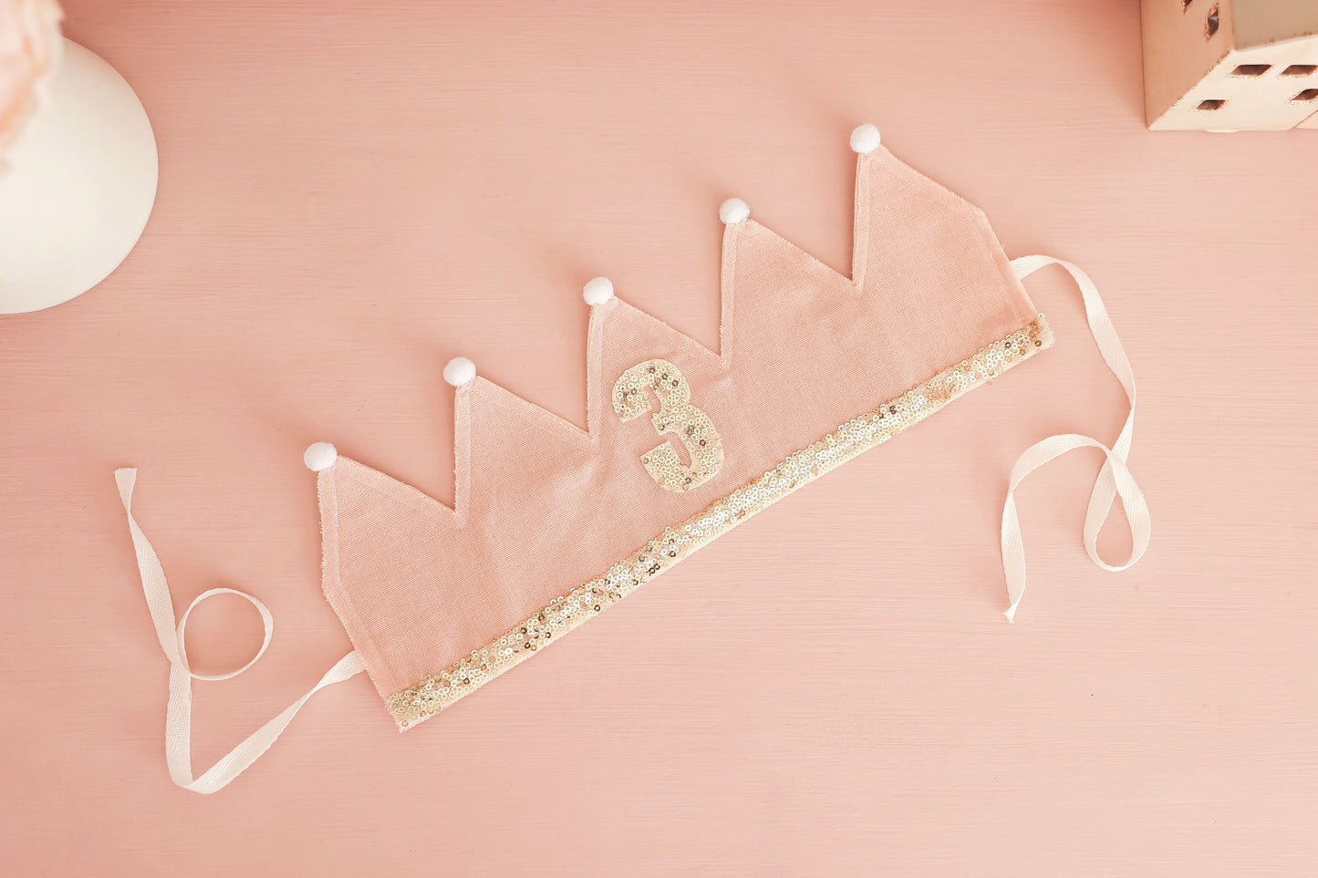 3rd Birthday Crown Pink