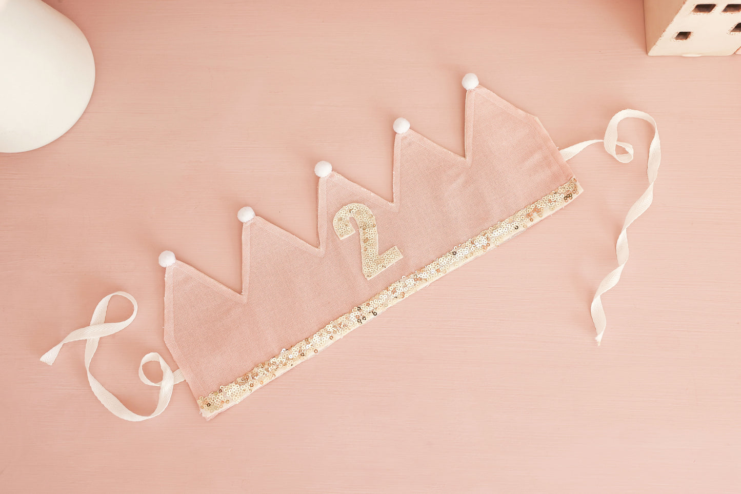 2nd Birthday Crown Pink