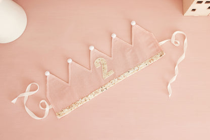 2nd Birthday Crown Pink