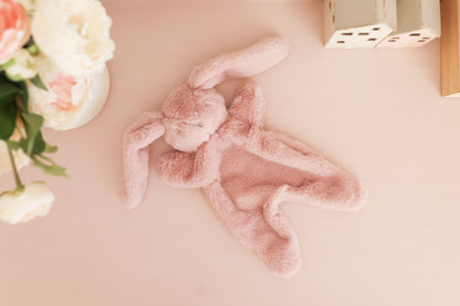 Darcey Bunny Comforter 30cm Petal