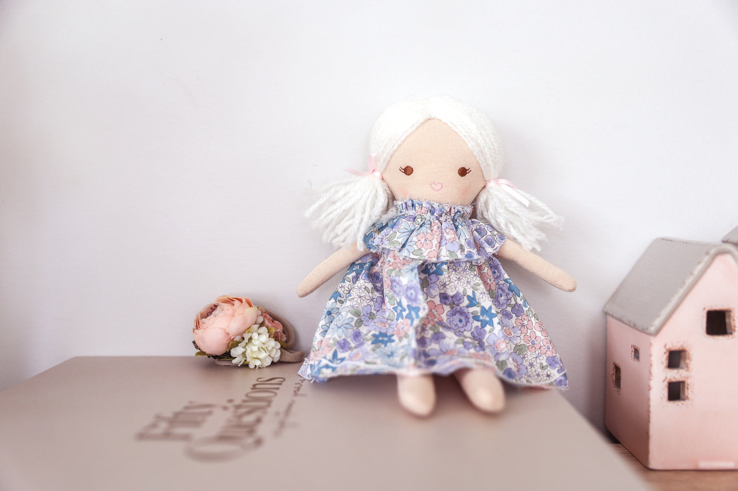 Mini Matilda Asleep Awake 24cm Liberty Blue