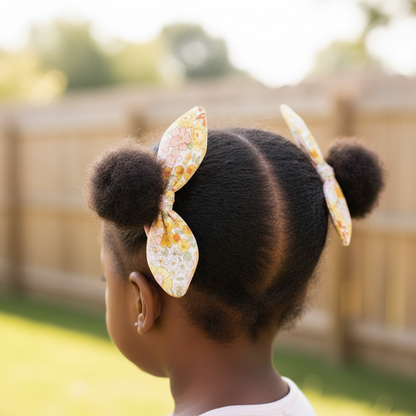 Bunny Hair Ties Set Sweet Marigold