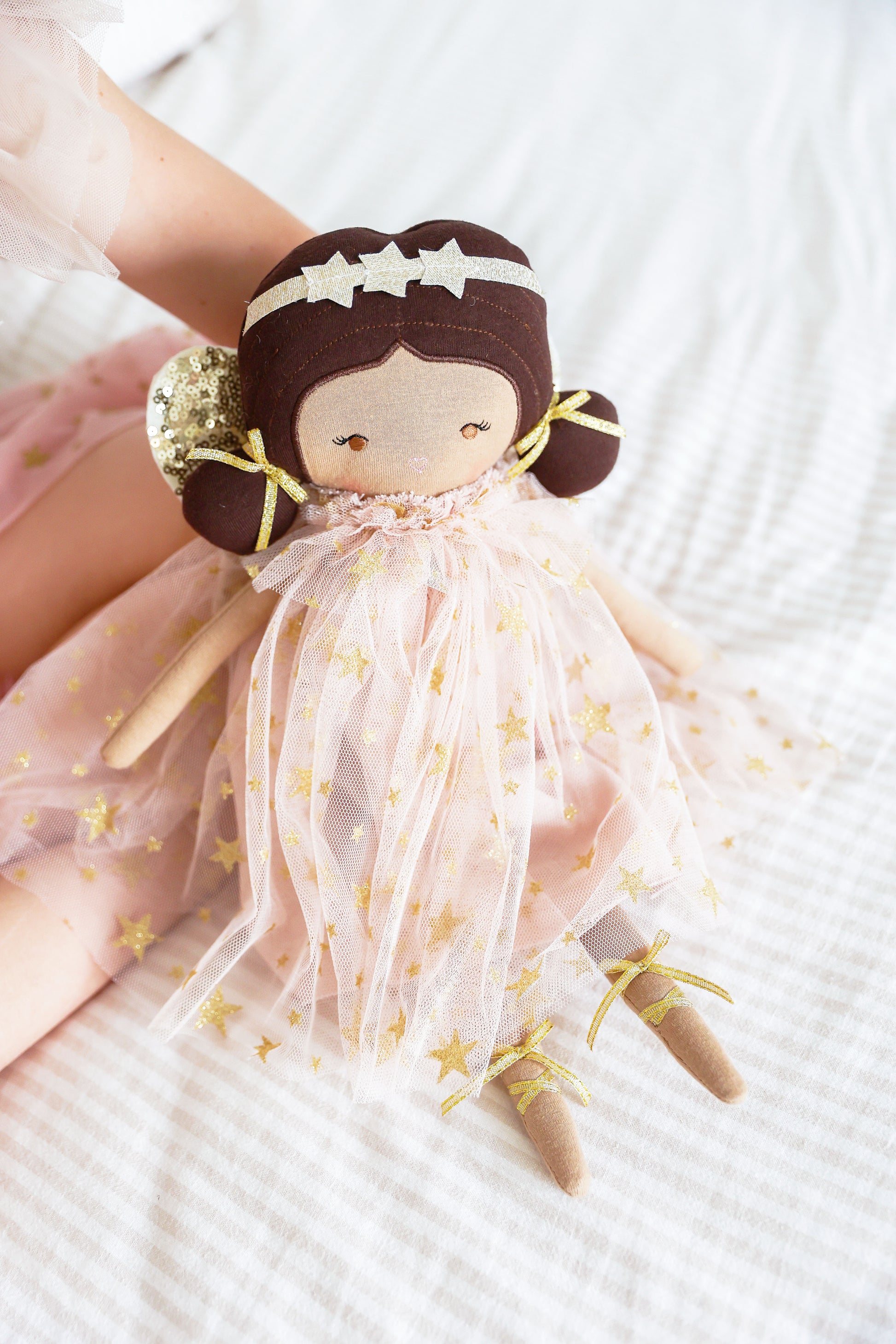 Delphine Fairy Doll - Blush Gold Beauty | alimrose Alimrose Delphine Fairy Doll - Blush Gold Beauty | alimrose Alimrose