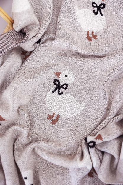 Duck Baby Blanket Natural