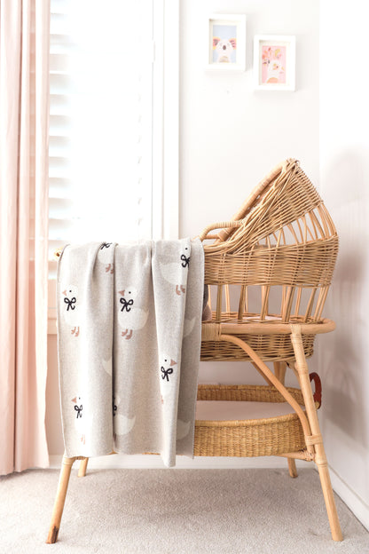 Duck Baby Blanket Natural