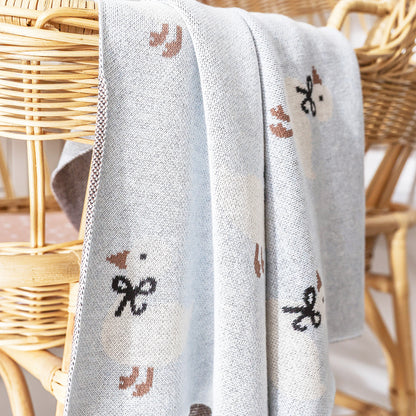 Duck Baby Blanket Blue