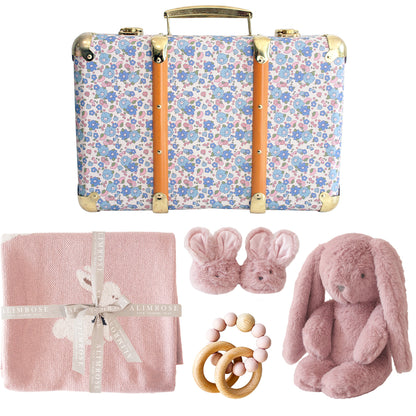 Easter Bunny Blanket Gift Set - Liberty Blue