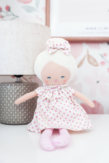 Harper Doll 43cm Berry Polka