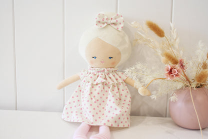 Harper Doll 43cm Berry Polka
