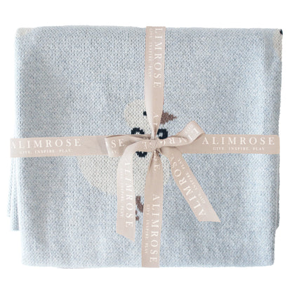 Duck Baby Blanket Blue