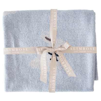 Baby Bunny Blanket Blue