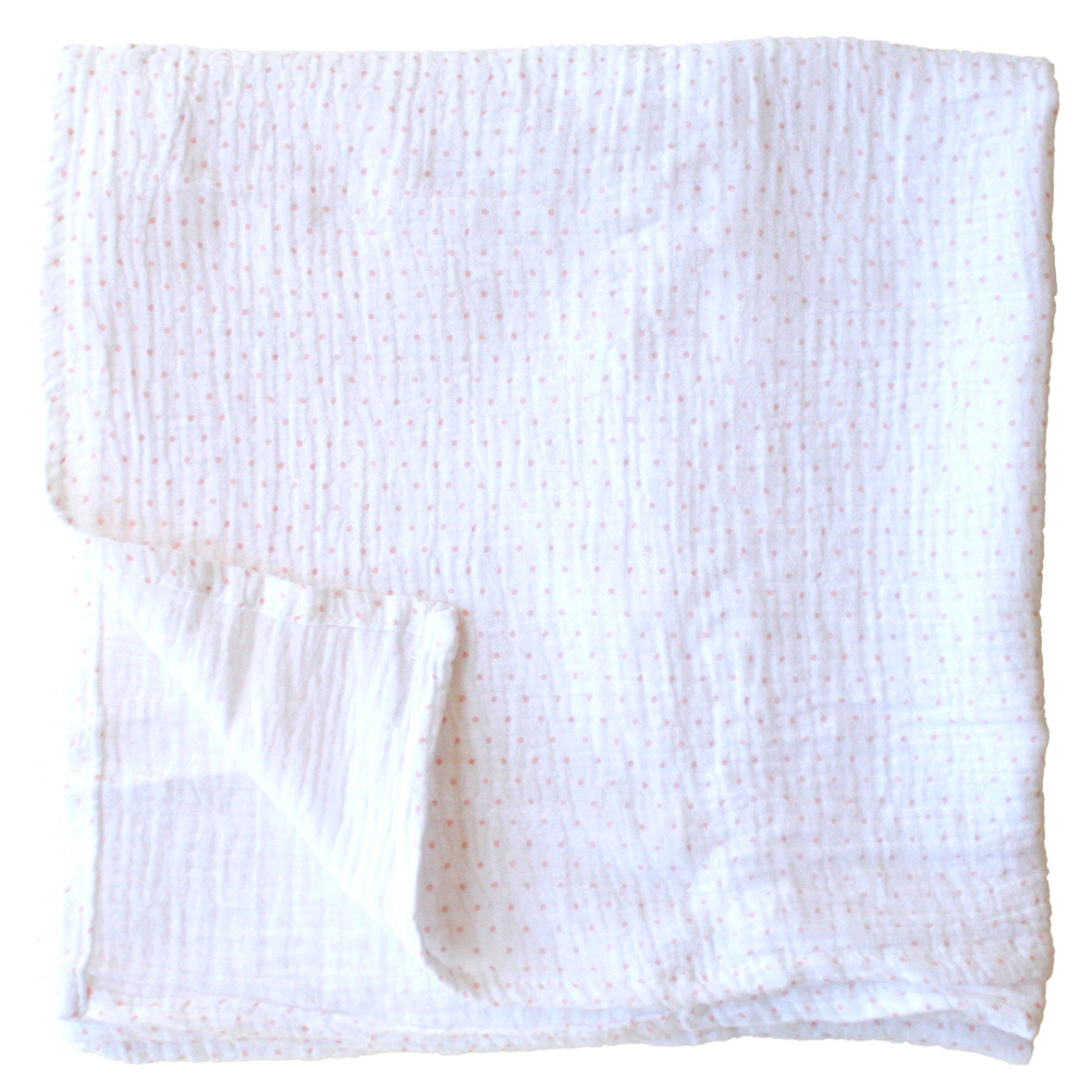 Muslin Swaddle Pink Spot