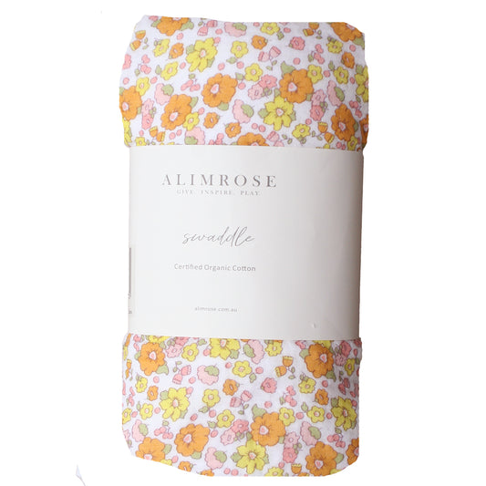 Muslin Swaddle Sweet Marigold