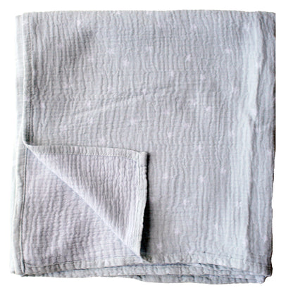 Muslin Swaddle Starry Night Grey