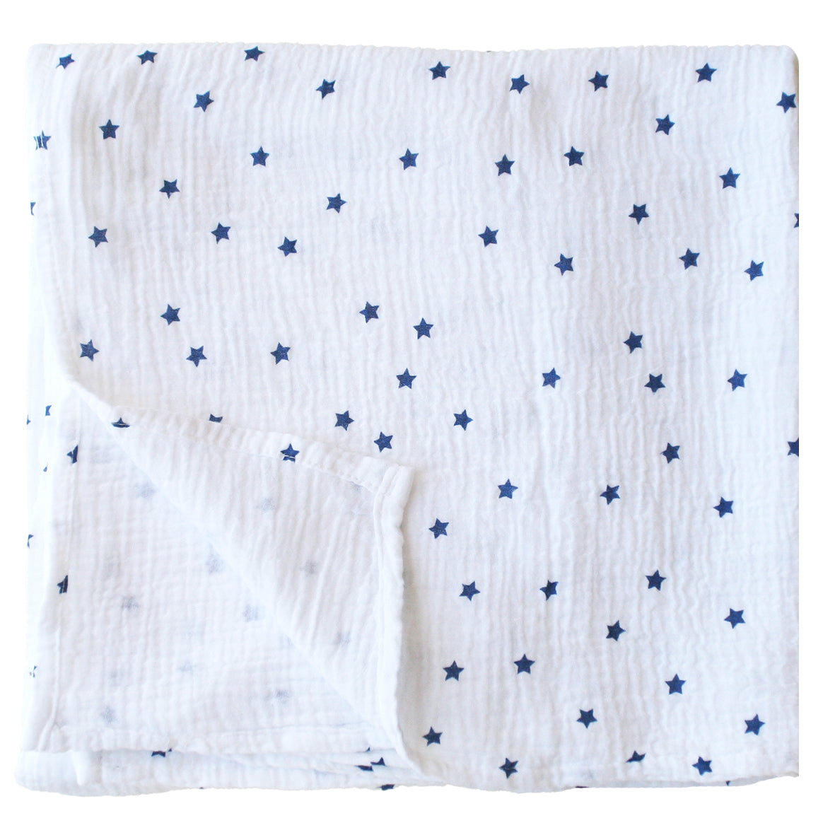 Muslin Swaddle Navy Stars